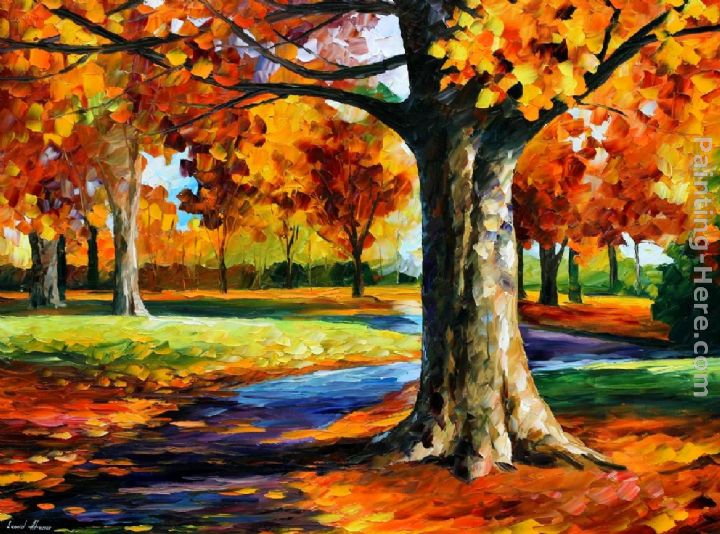 BRISTOL FALL painting - Leonid Afremov BRISTOL FALL art painting BRISTOL FALL painting - Leonid Afremov BRISTOL FALL art painting